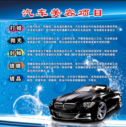 汽车美容项目展板平面广告素材免费下载(图片编号:5408447)-六图网