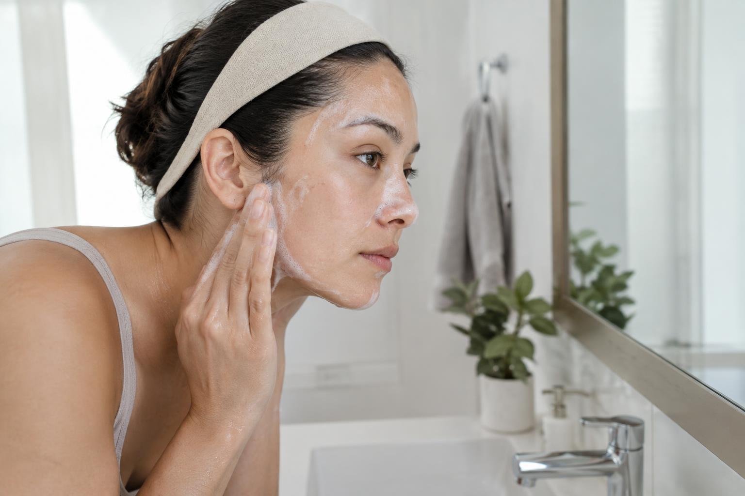 The Often-Missed Edges of Face Washing: Hairline, Jaw and Nose