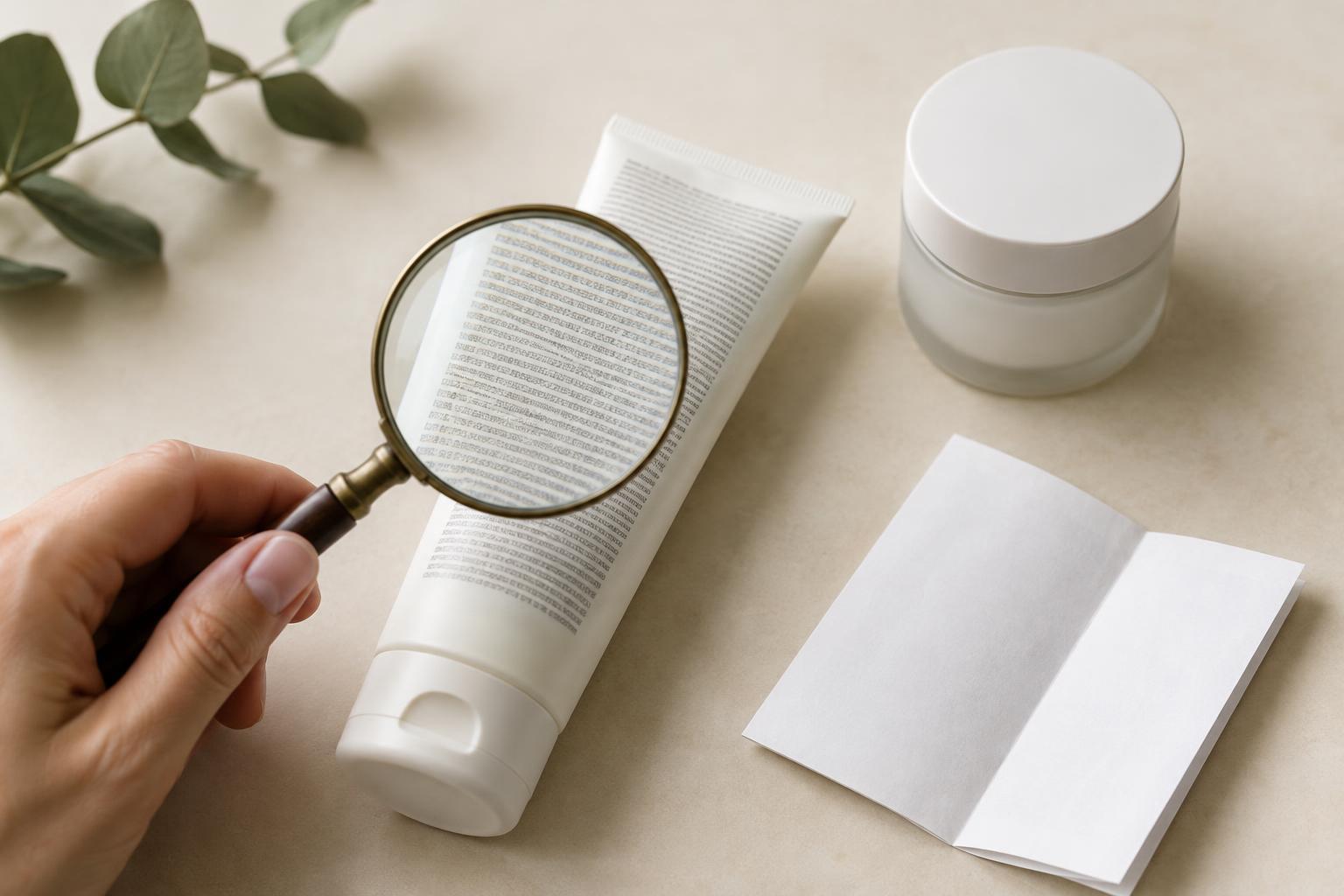 How to Read the Fine Print on a Cosmetic Product Claim